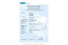 Welding Certificate EN 1090 - 2 2018