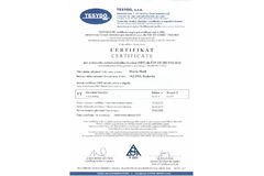 Certifikace ČSN EN ISO 9712.2016 VT