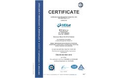 Certifikace ISO 9001-2016